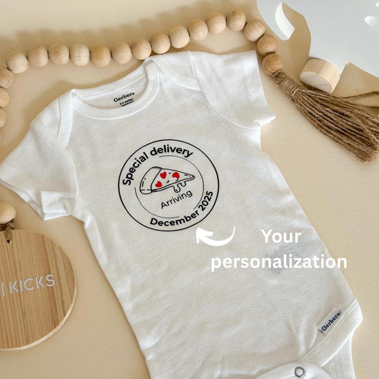 Pizza Pregnancy Announcement Box – New Dad Reveal Gift