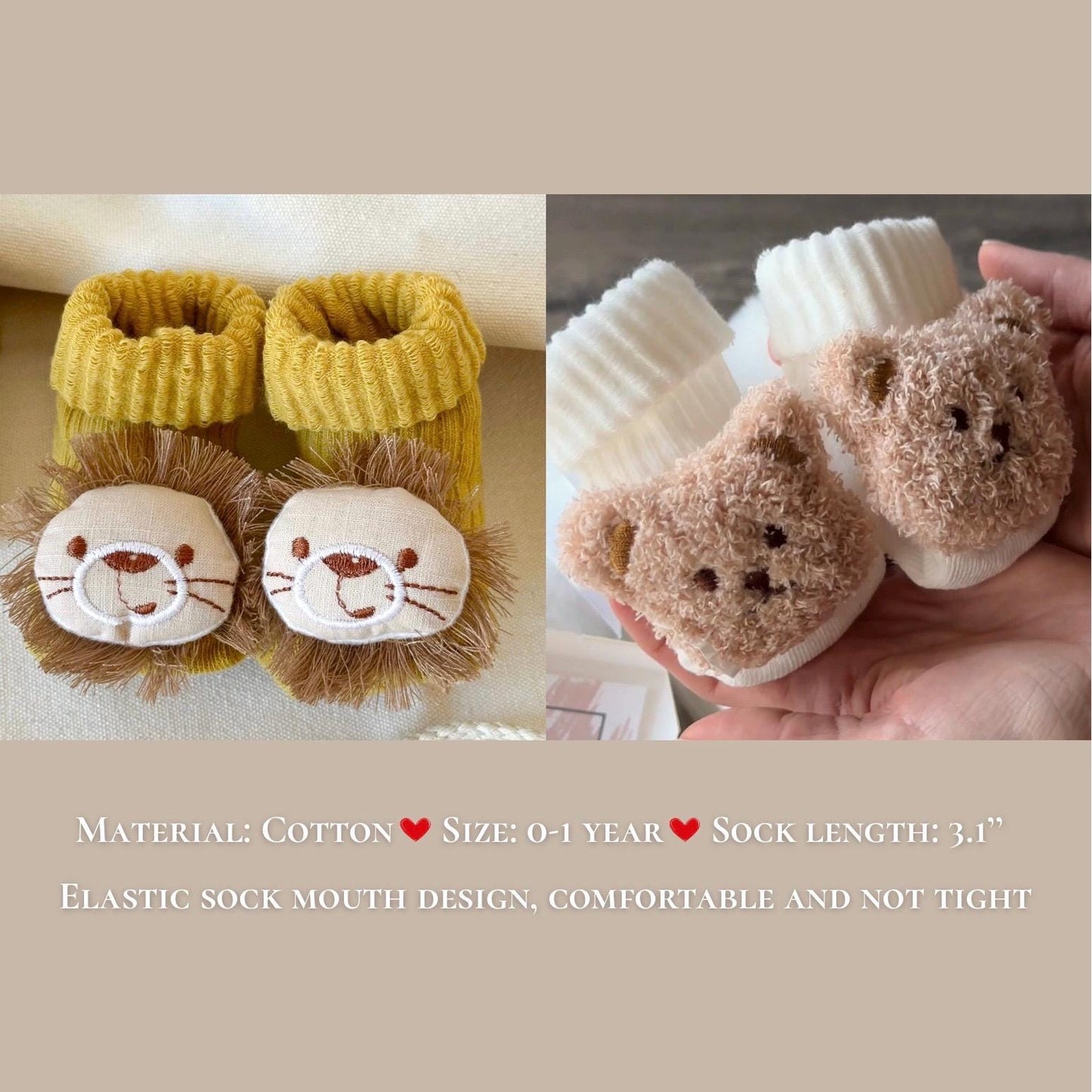 Grandparents Pregnancy Announcement Box – Baby Reveal Gift with Animal Booties, New Grandparent Reveal Idea