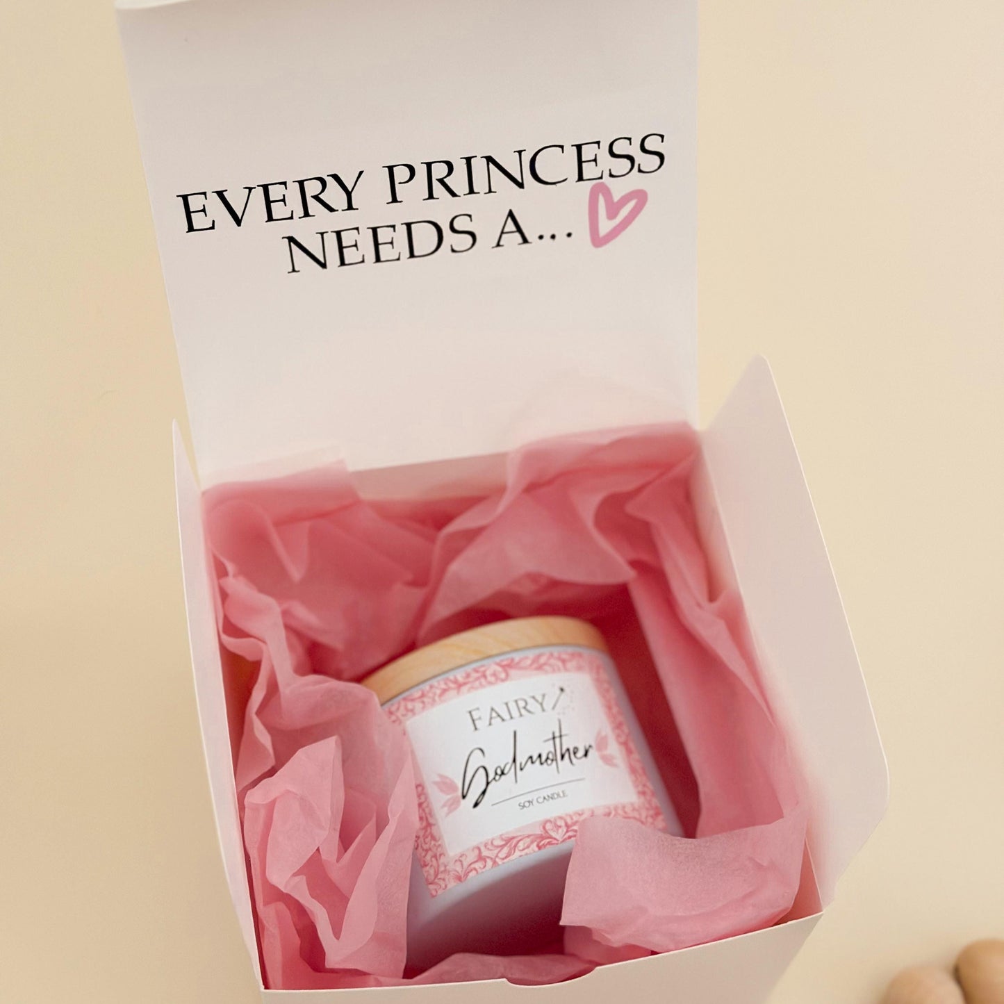 Will You Be My Godmother Gift Box – Fairy Godmother Candle Proposal