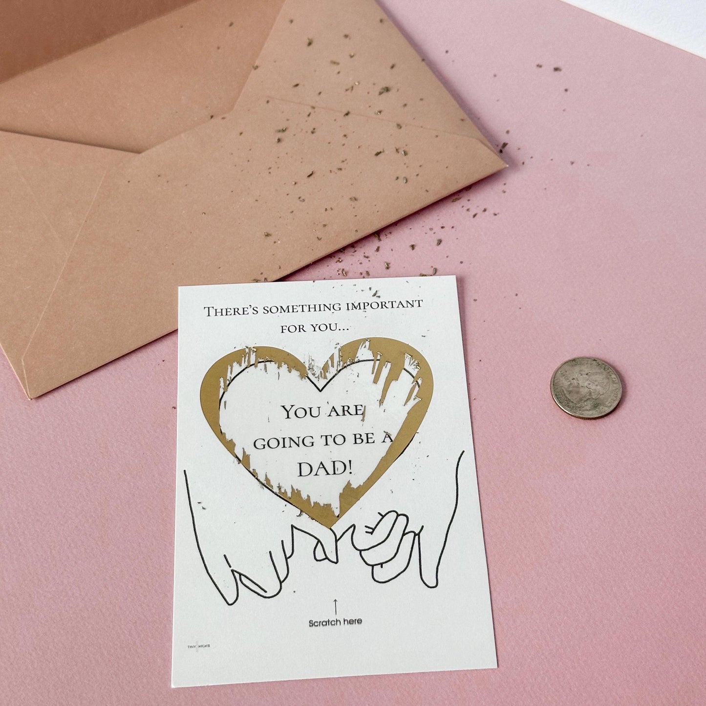 Pregnancy Announcement Scratch Card - You Are Going to Be a Dad