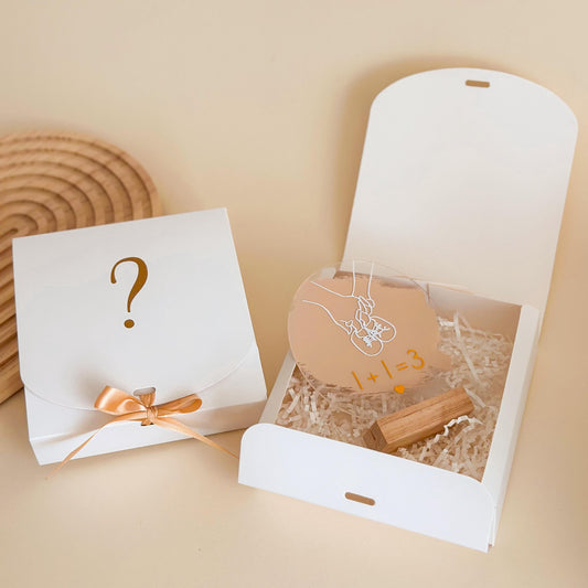 Personalized Pregnancy Announcement Acrylic Sign for Daddy-to-Be - Keepsake Gift, baby reveal idea