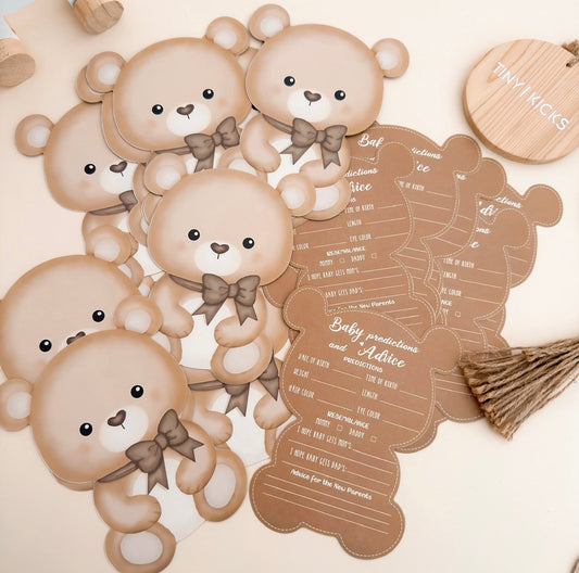 Baby Shower Prediction Cards – Baby Predictions & Advice Game