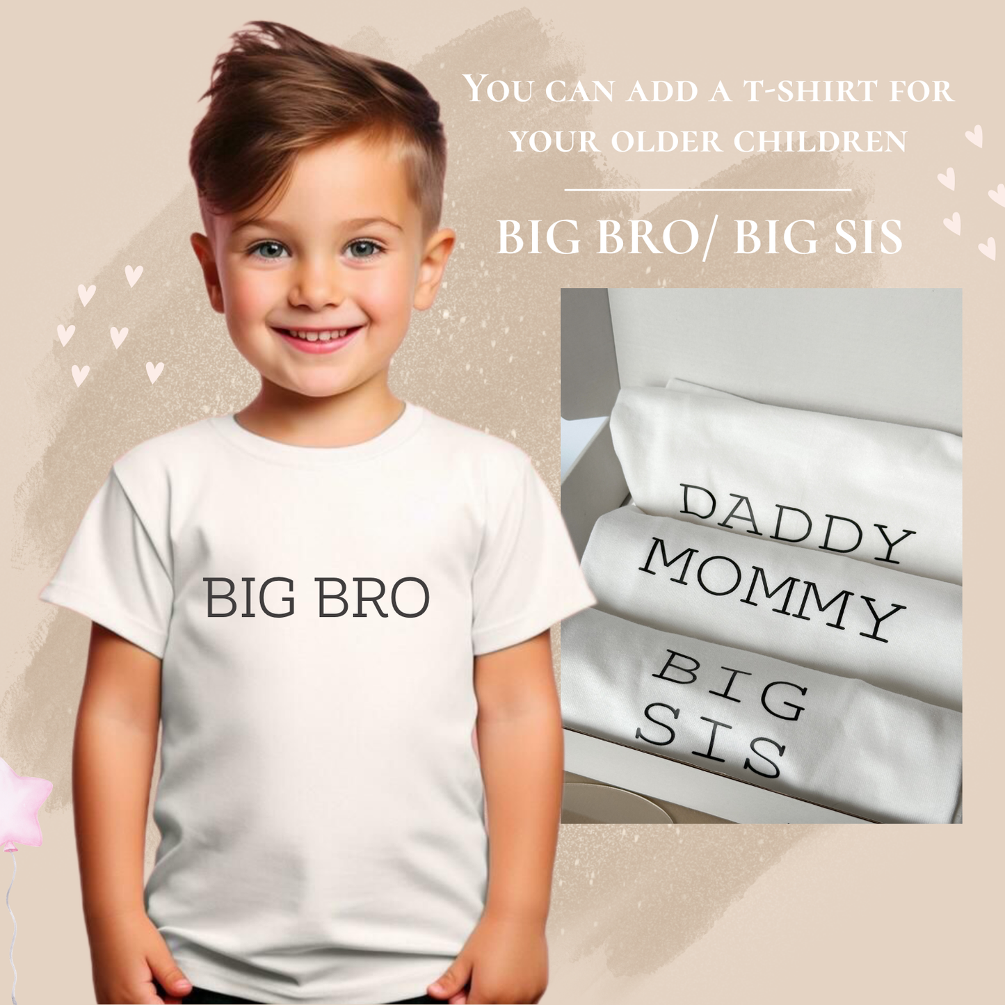 Gender Reveal T-Shirt Set – Mommy Daddy Matching Baby Reveal Shirts
