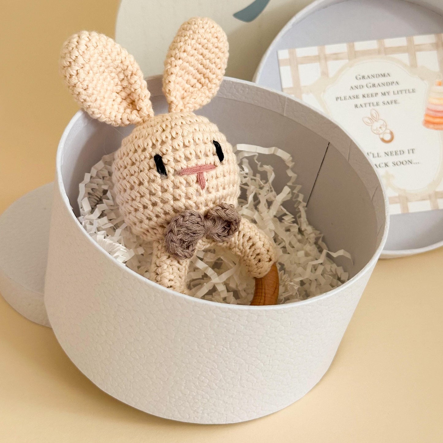 Grandma and Grandpa Pregnancy Announcement Box – Custom Baby Booties Gift
