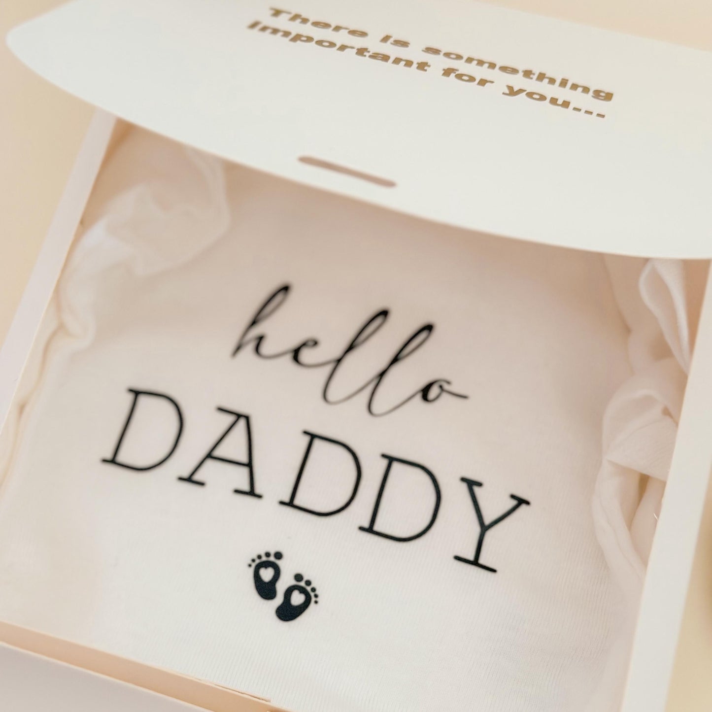 Pregnancy Announcement Gift Box for Husband: "Mini You" Bodysuit
