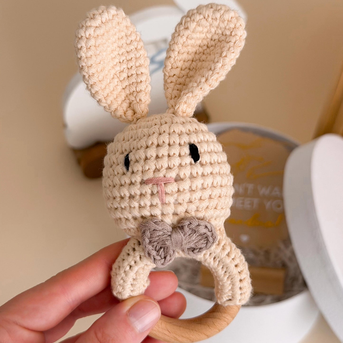 Christmas Grandparents Pregnancy Announcement Box - Santa Baby - Keepsake Surprise for Grandma & Grandpa, Baby reveal Idea