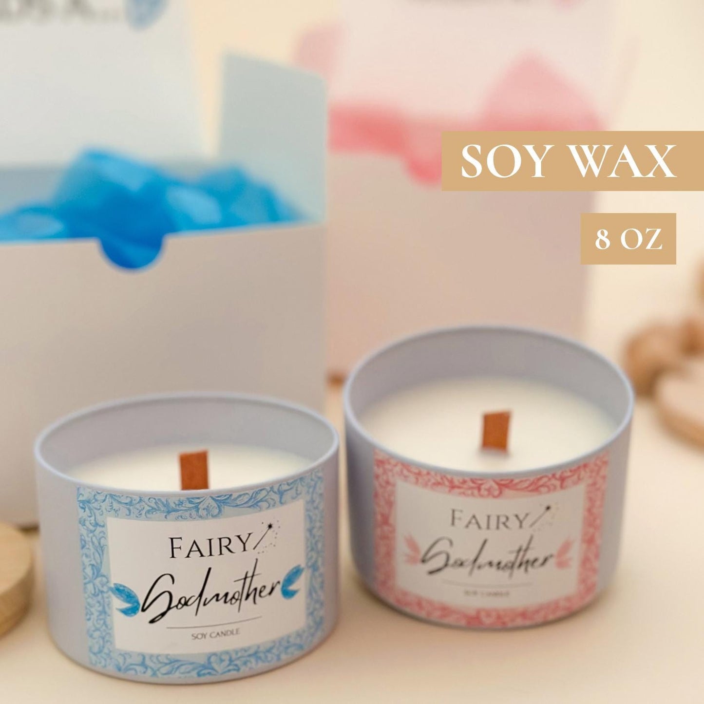 Will You Be My Godmother Gift Box – Fairy Godmother Candle Proposal