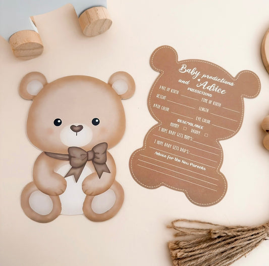 Baby Shower Prediction Cards – Baby Predictions & Advice Game