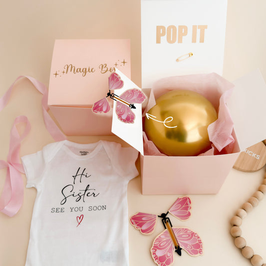 Big Brother / Big Sister Pregnancy Announcement Box, Sibling Baby Reveal Surprise