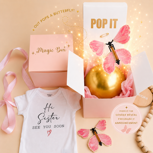 Big Brother / Big Sister Pregnancy Announcement Box, Sibling Baby Reveal Surprise