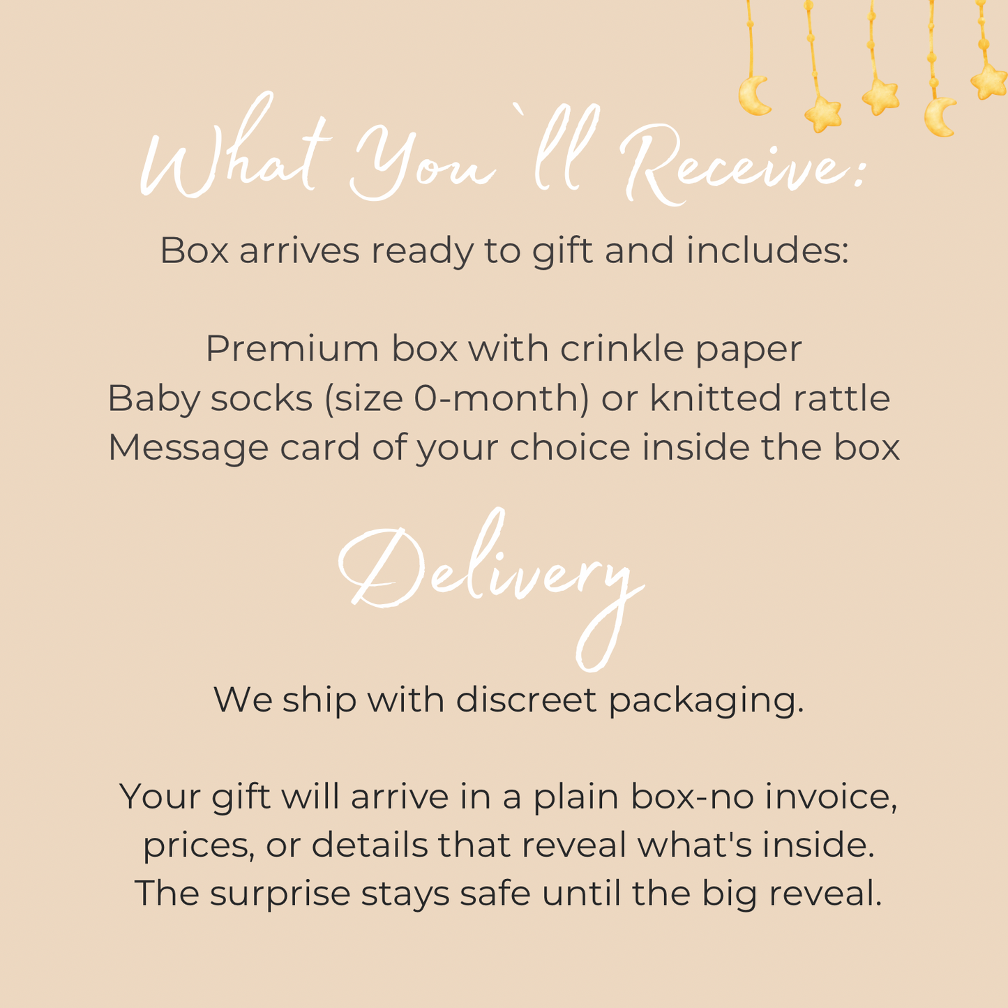 Grandparents Pregnancy Announcement Box – Baby Booties Keepsake Gift