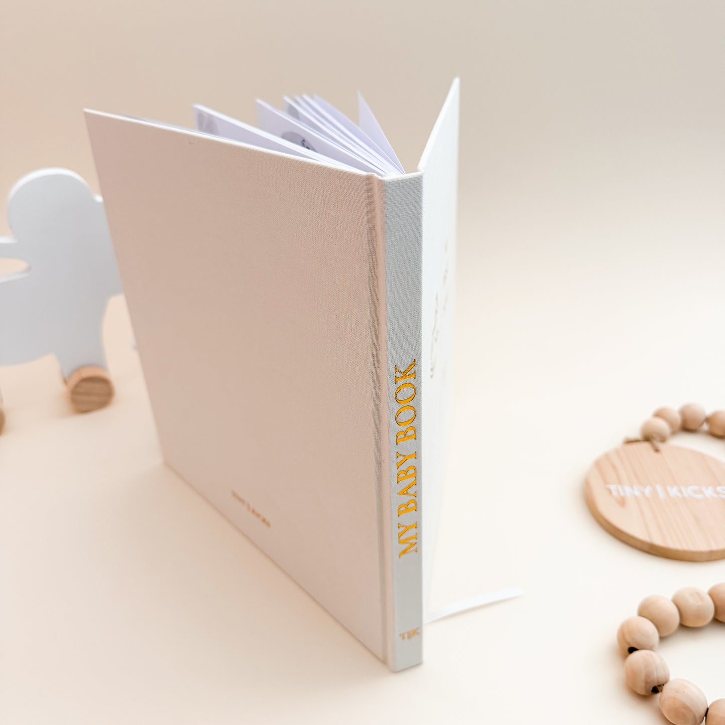 Personalized Baby Memory Book | Baby's First Year Photo Album | Baby Shower Gift