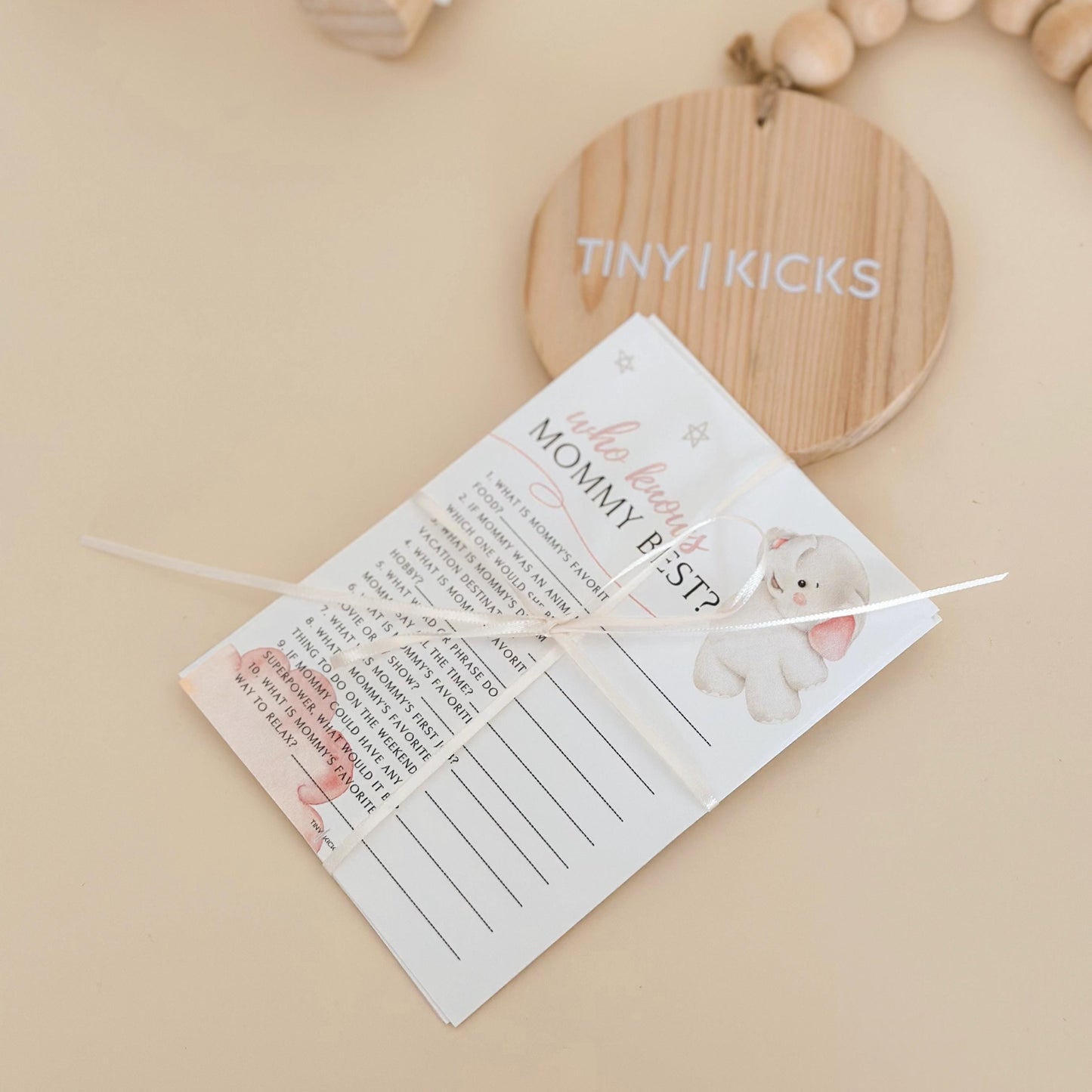 Elephant Baby Shower Game Bundle: Predictions & Advice