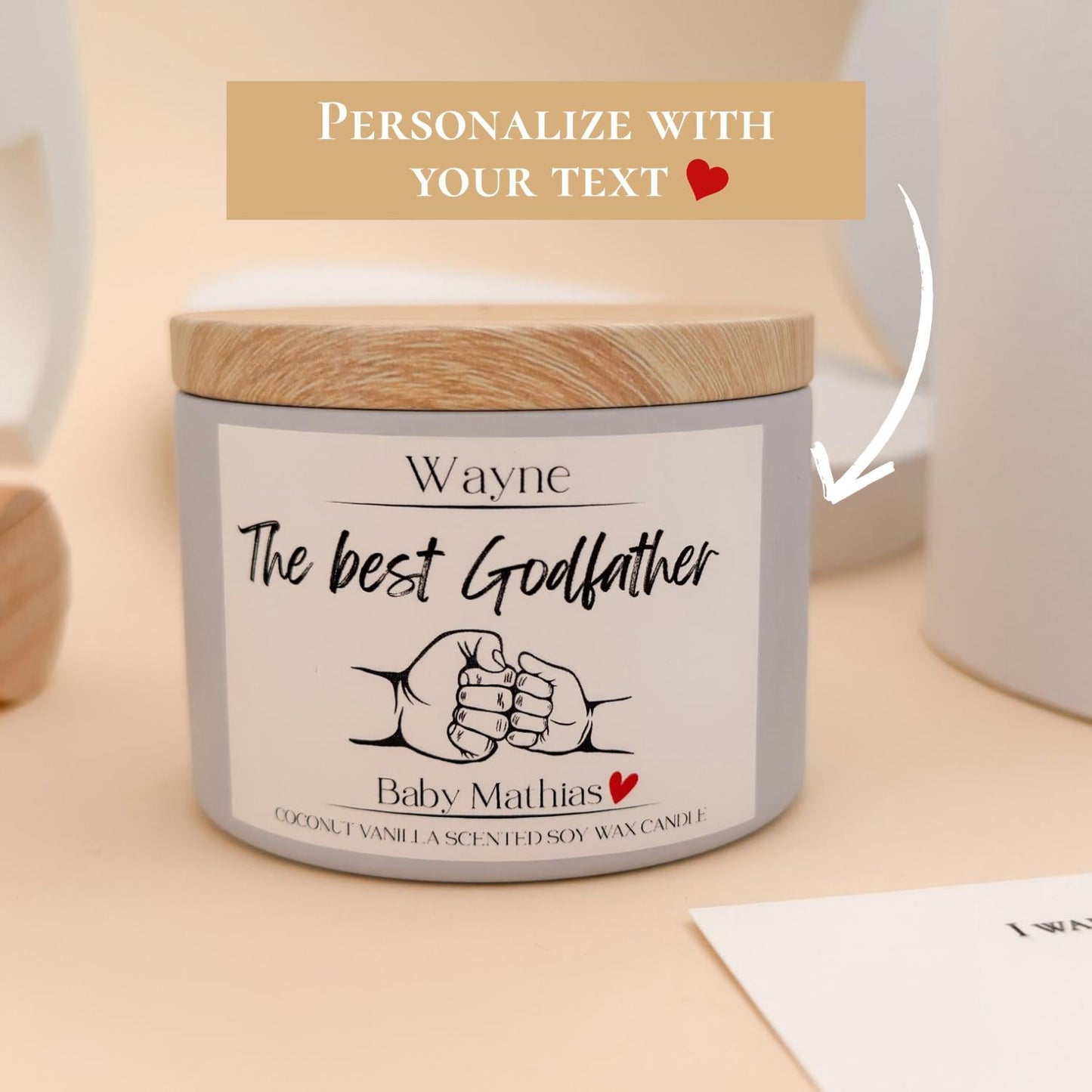Godparent Proposal Gift Box – Will You Be My Godmother Candle Gift