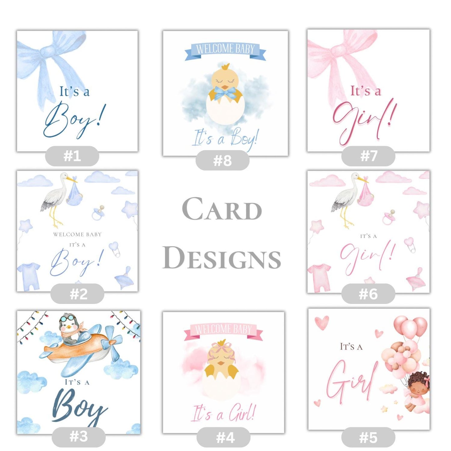 Gender Reveal Gift Box – Baby Socks with “It’s a Boy” or “It’s a Girl”