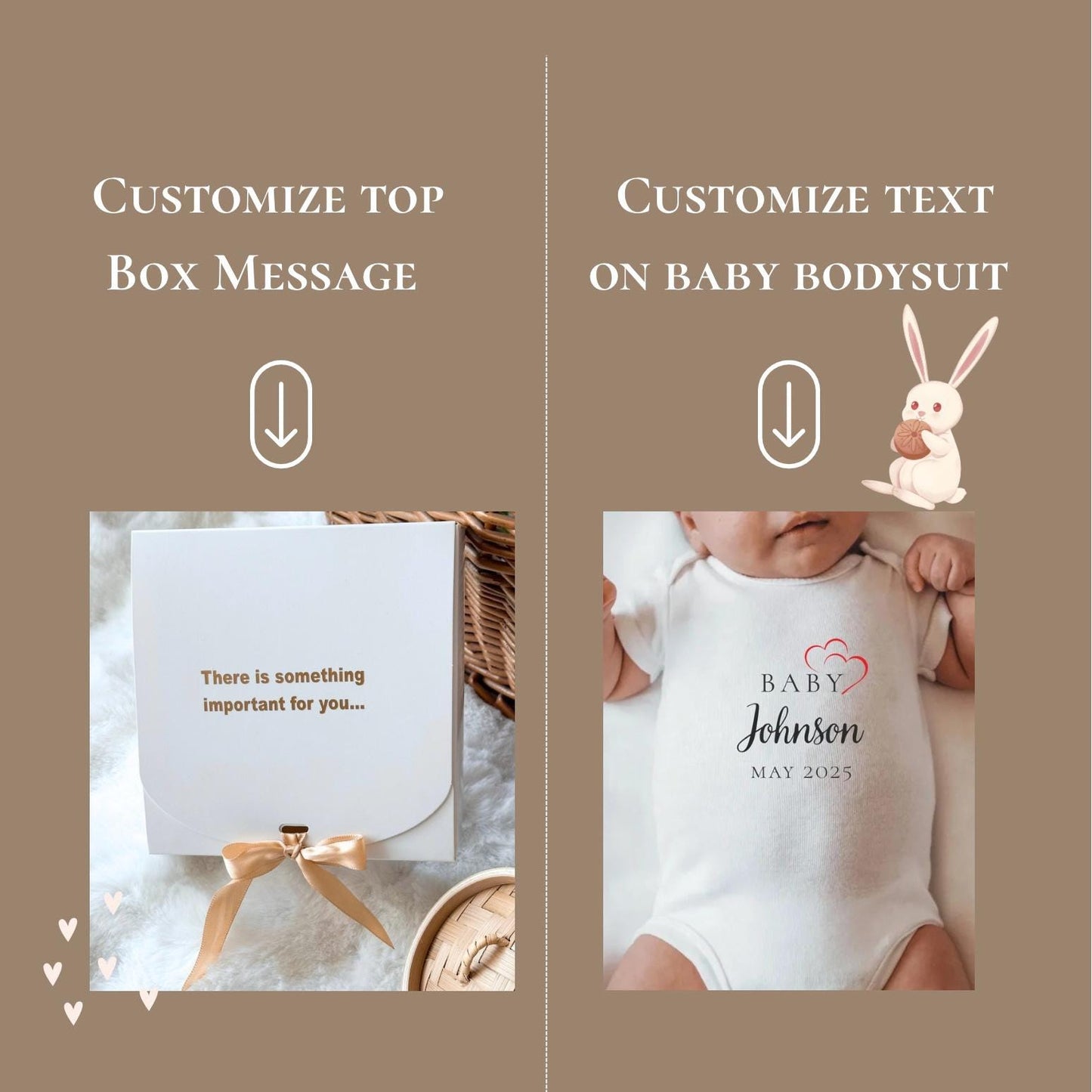 Pregnancy Announcement Gift Box: "Hi Daddy" Bodysuit, Family Reveal