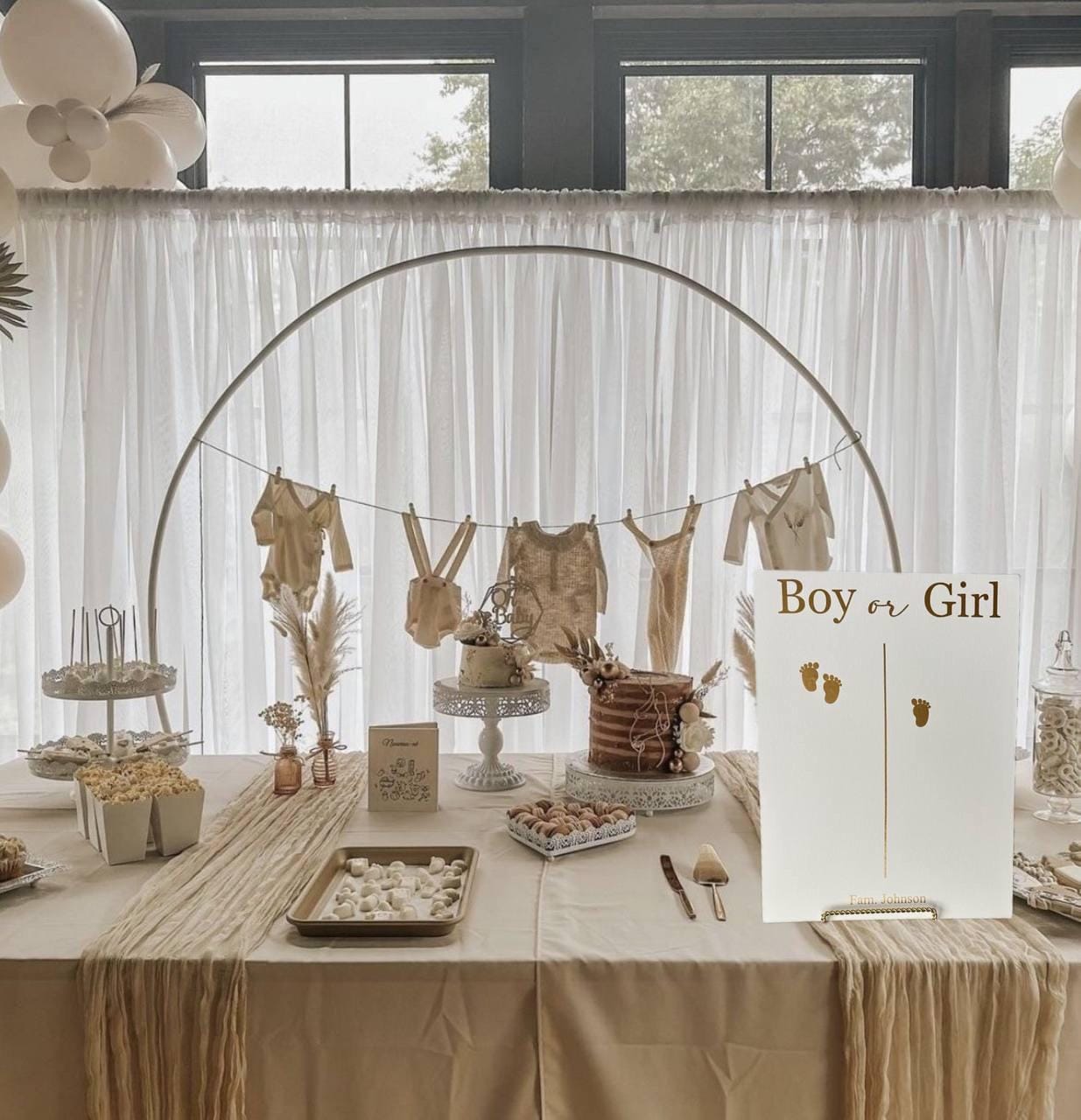 Gender Reveal Voting Board: Baby Shower Prediction Game