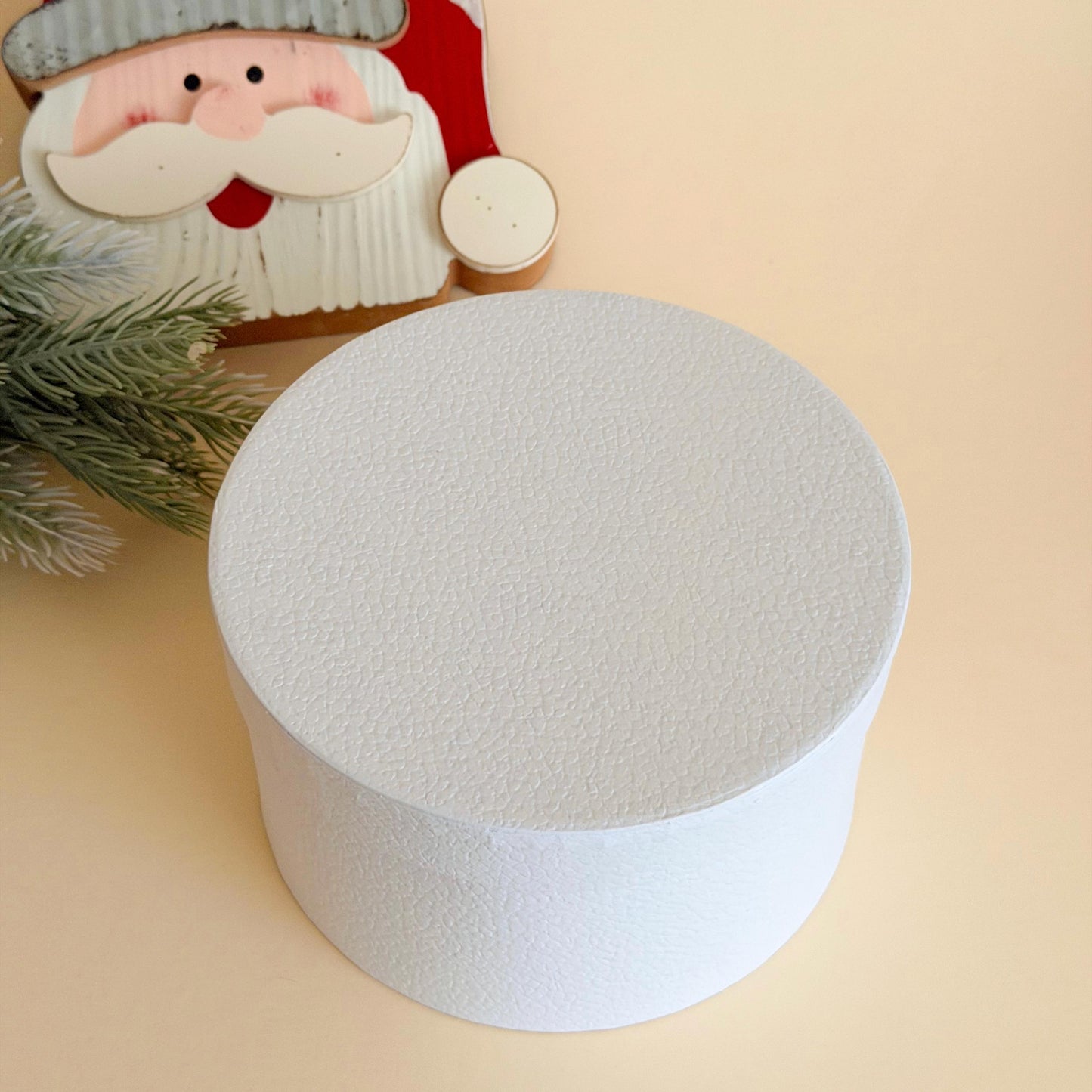 Christmas Grandparents Pregnancy Announcement Box - Santa Baby - Keepsake Surprise for Grandma & Grandpa, Baby reveal Idea