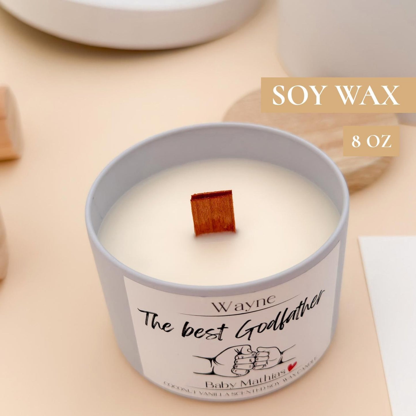 Godparent Proposal Gift Box – Will You Be My Godmother Candle Gift