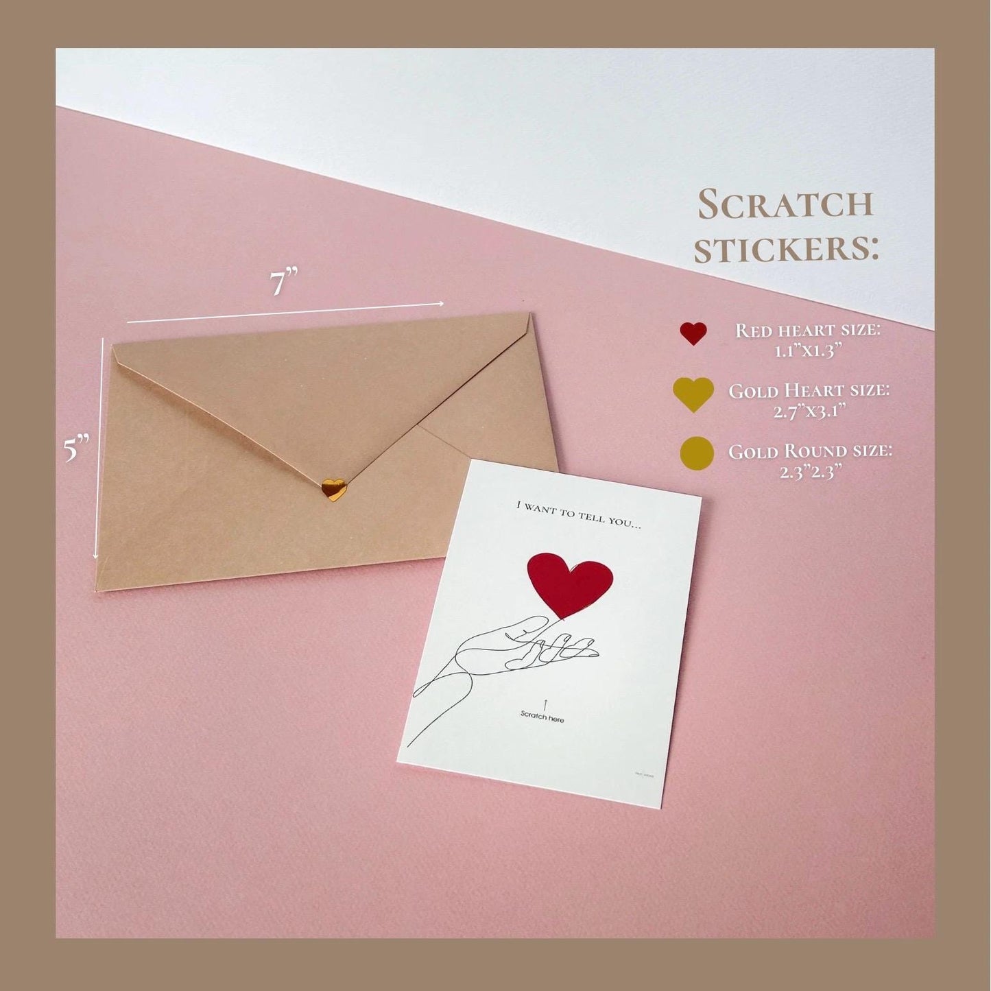 Pregnancy Announcement Scratch Card -Baby Reveal Gift for Husband