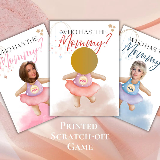 Who’s the Mom Baby Shower Game – Fun Guessing Game for Baby Shower