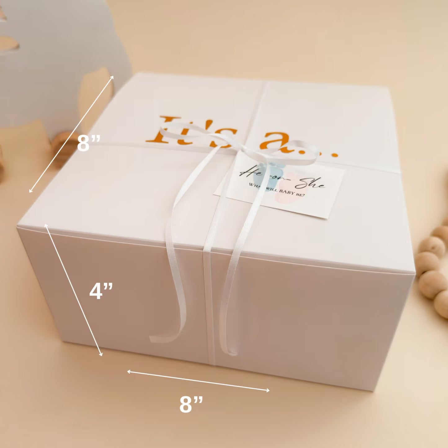 Baby Gender Reveal Gift – “It’s a Boy / It’s a Girl” Announcement Set
