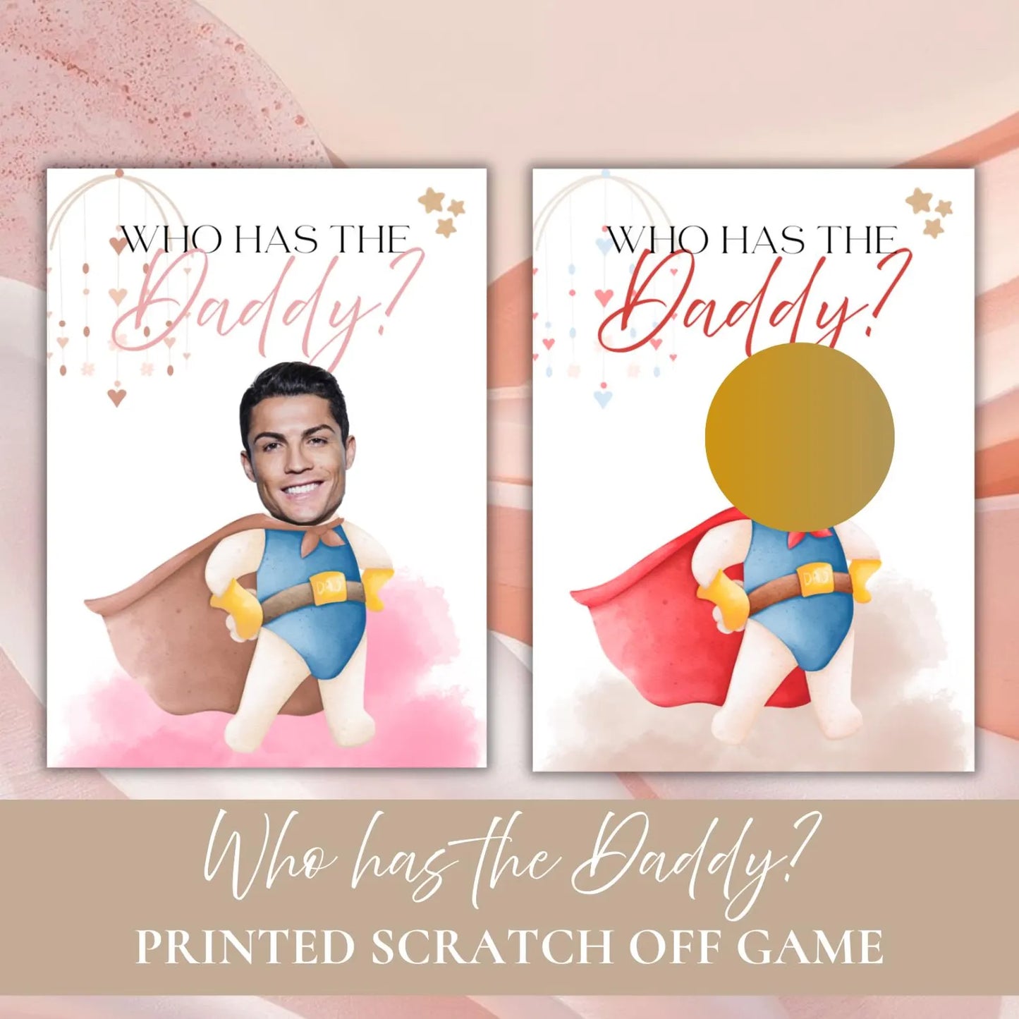 Who’s the Mom Baby Shower Game – Fun Guessing Game for Baby Shower