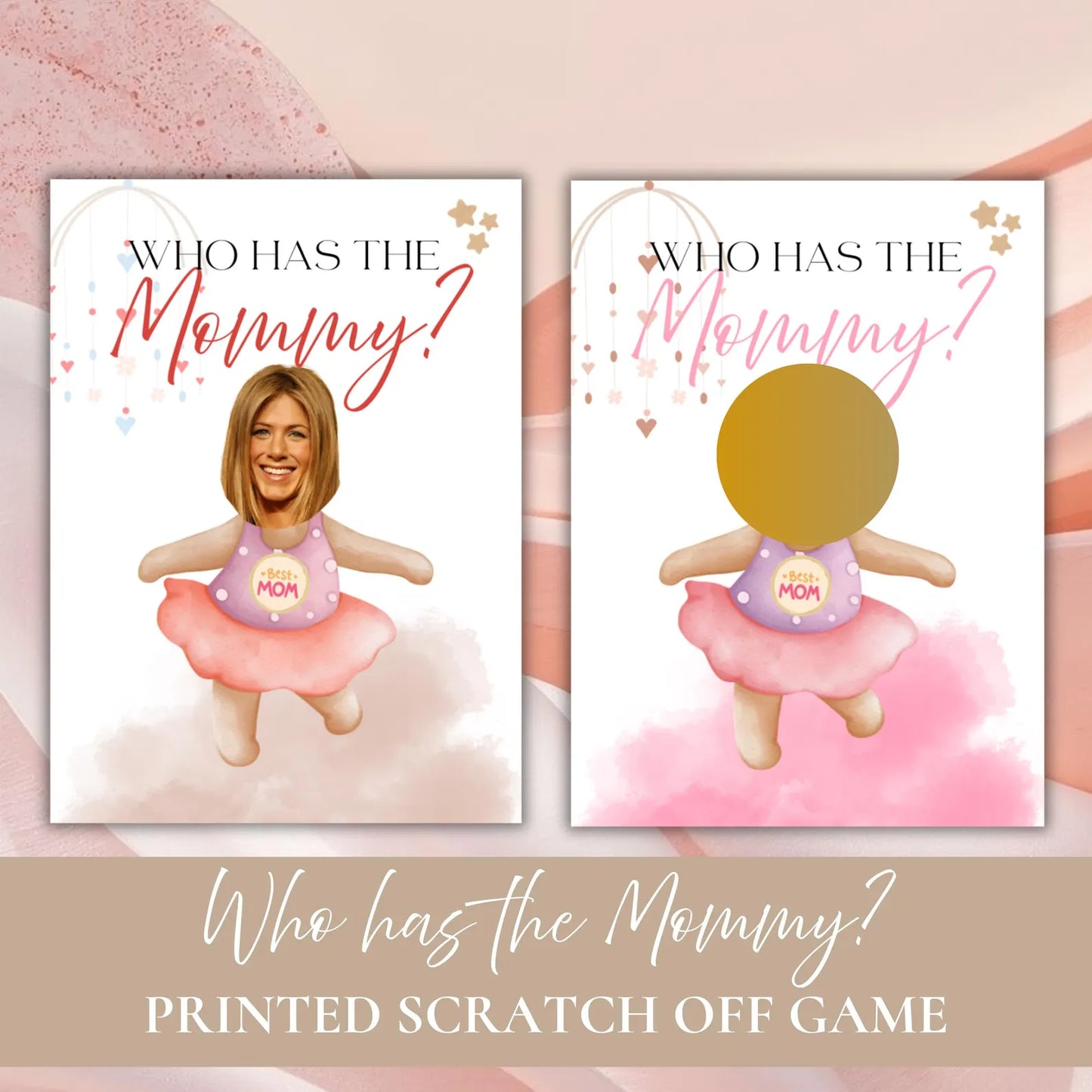 Who’s the Mom Baby Shower Game – Fun Guessing Game for Baby Shower