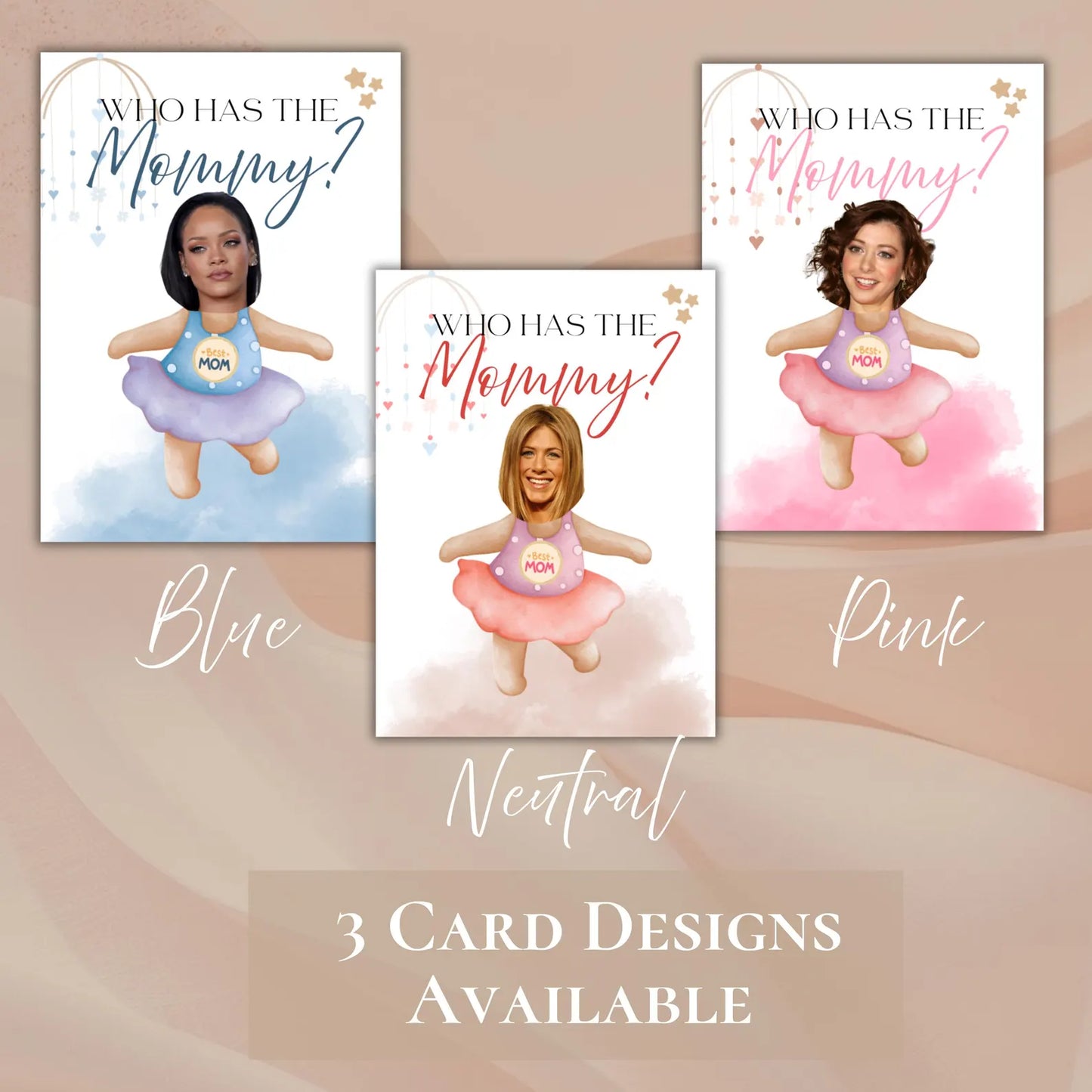 Who’s the Mom Baby Shower Game – Fun Guessing Game for Baby Shower